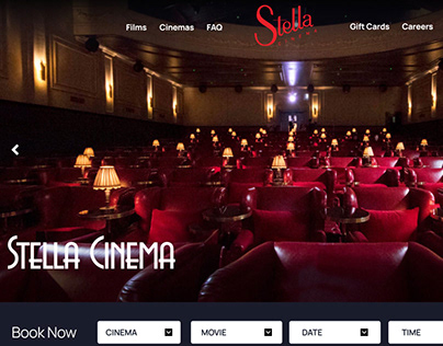 Stella Cinemas UX UI Design