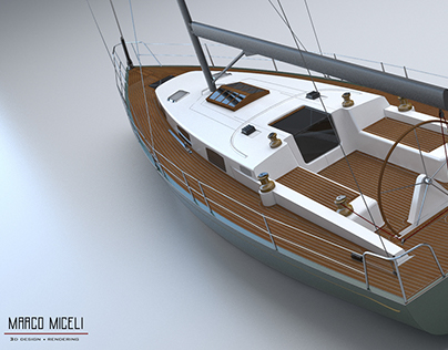 Rendering for Lucas Authier Naval Architecture and Dsg