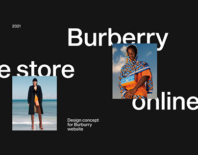Burberry website redesign