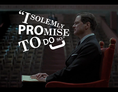 The king's Speech / Kinetic Typography