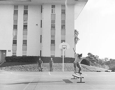 Skateboarding at Young Hall - 120mm