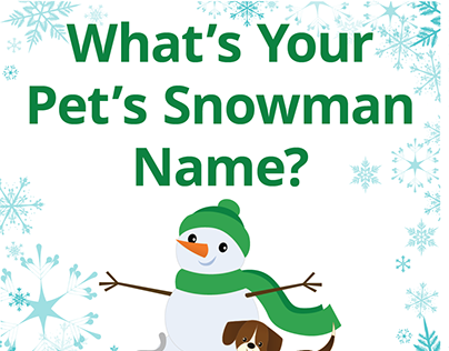 What's Your Pet's Snowman Name?