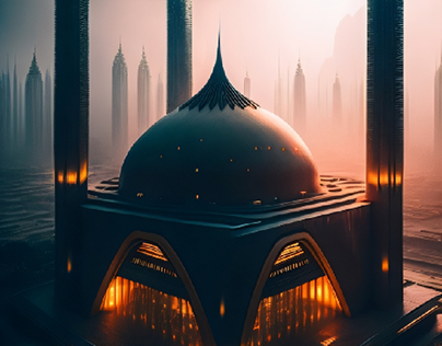 A Mosque in Blade Runner Universe
