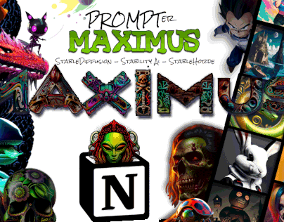 The Prompter MAXIMUS - NOTION TEMPLATE - Ai aRT