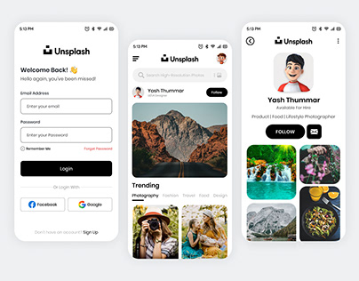 Unsplash App - Redesign