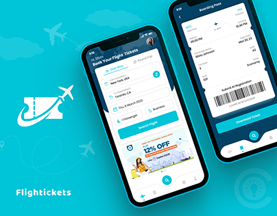 Flight Booking Mobile App UI/UX Design