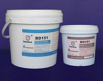 Wear resistant ceramic special adhesives