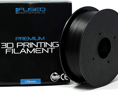 Fused Materials Black PLA 3D printer Filament