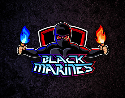 Black Marines Logo and Intro