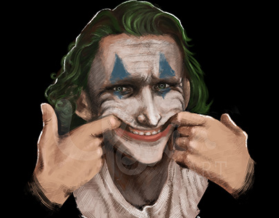 Joker portrait
