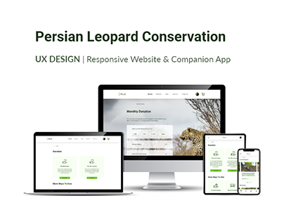 UXD | RWD & Mobile App | Persian Leopard Conservation
