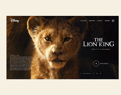 Lion King movie website