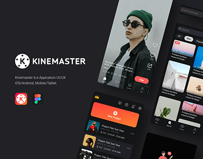 KINEMASTER 6.0 APP UI/UX