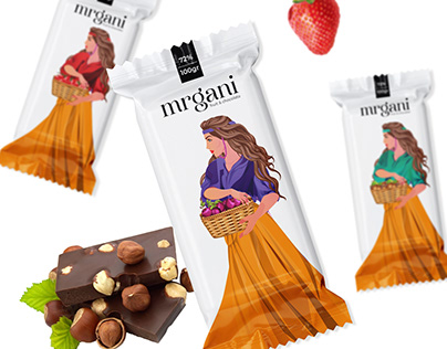 Packaging design for Mrgani Chocolate