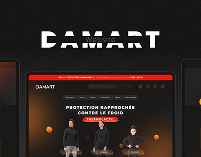 Rebranding Damart Website