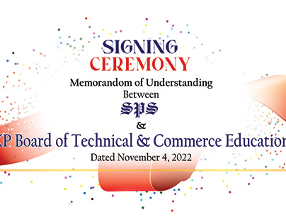 Signing Ceremony Banner