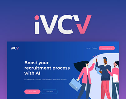 Project thumbnail - iVCV | Landing page