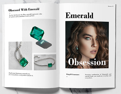 Jewellery Collection Magazine Design