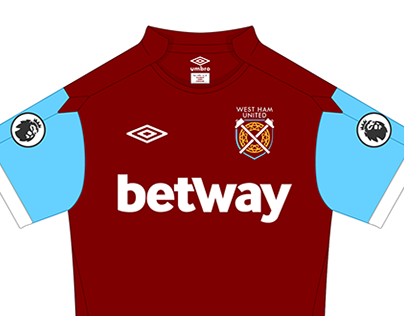 West Ham United Kit and Crest Design