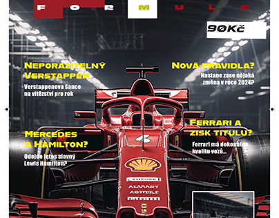 školní práce F1 časopis