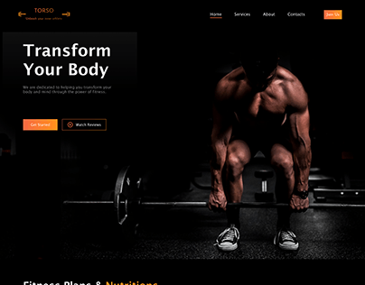 Project thumbnail - Gym Website