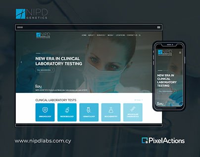 NIPD Labs website design & development