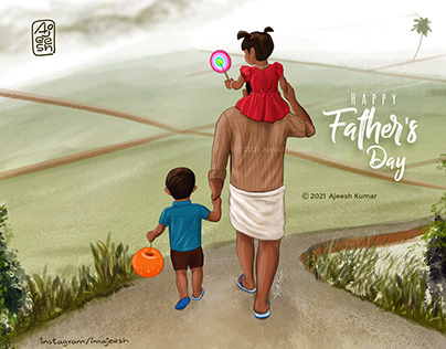 Father's Day  |  Digital Painting