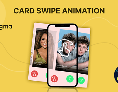 Card Swipe Animation Figma Prototyping