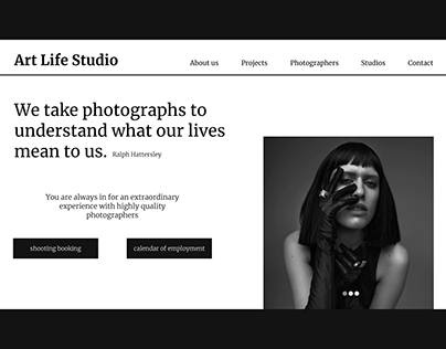 Art Life Photo Studio. Website