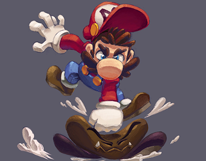 Mario - character remake design studies