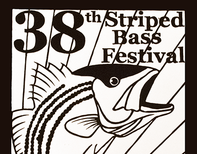 Striped Bass Festival Print