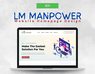 LM Manpower Website Design (Homepage Gohighlevel)