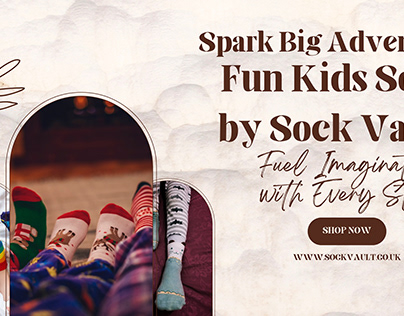 Spark Big Adventures: Fun Kids Socks by Sock Vault