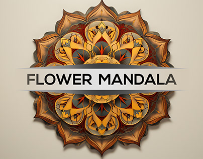 Flower Mandela Design