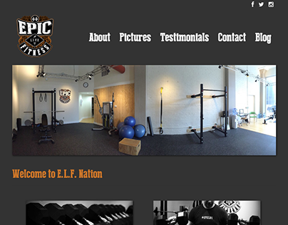 Epic Life Fitness Site Design