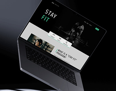 UI/UX design project for gym