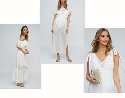 Shop White Beachwear Dresses Online from Pia Rossini