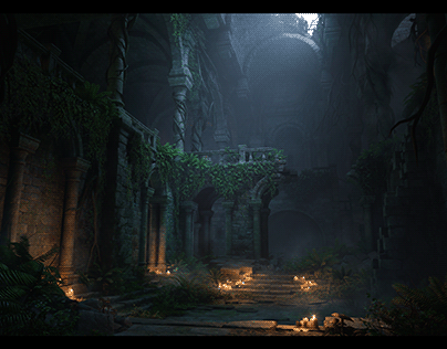 UE4: The Ruins Lighting