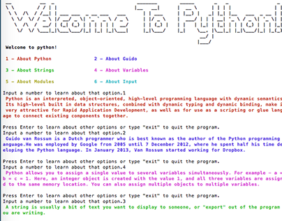 About Python using various Functions.