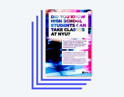 "NYU High School Mailer"
