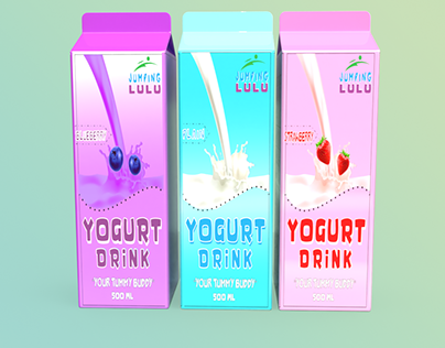 Yogurt Drink Mockup