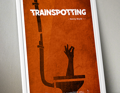 Trainspotting - Retro movie poster