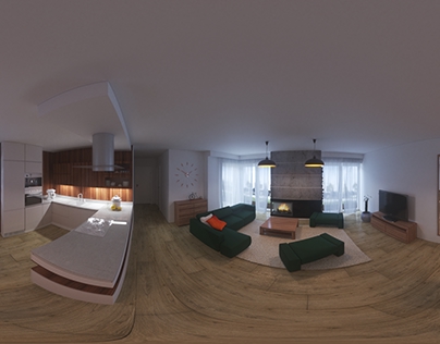 360 visualization of interior concept