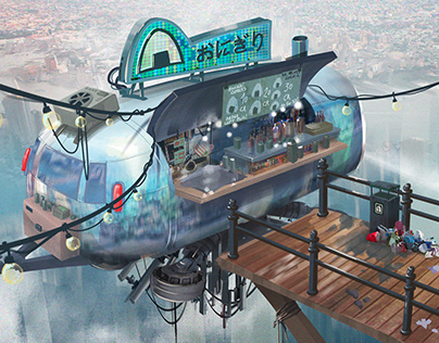 Onigiri flying foodtruck
