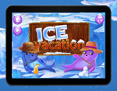 Game art Ice Vacantion