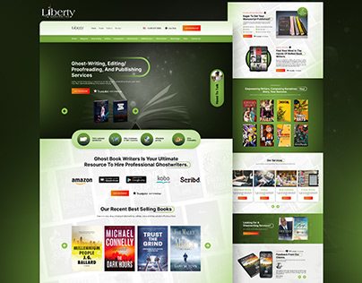 Book Publishing, Ghost writing Services Website Design