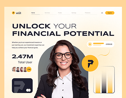 Payvest - Investment Landing Page