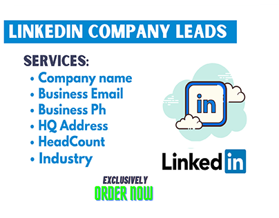 Linkedin Company Lead Generation and Data Research