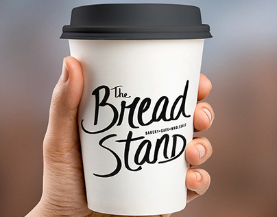 THE BREAD STAND | Hand Lettering Logo & Identity Design