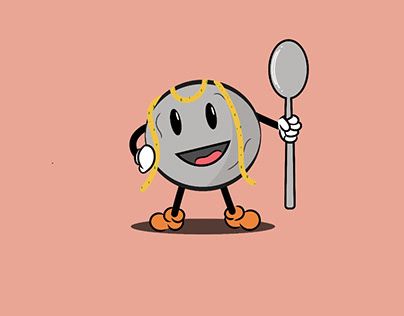 Mascot Basomie (indonesian noodle meatballs)